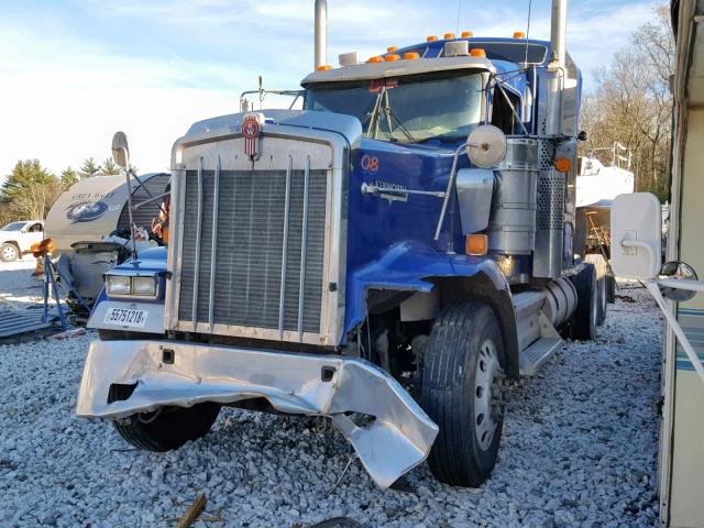 1XKWDB9X78J220059 - 2008 KENWORTH CONSTRUCTI BLUE photo 9