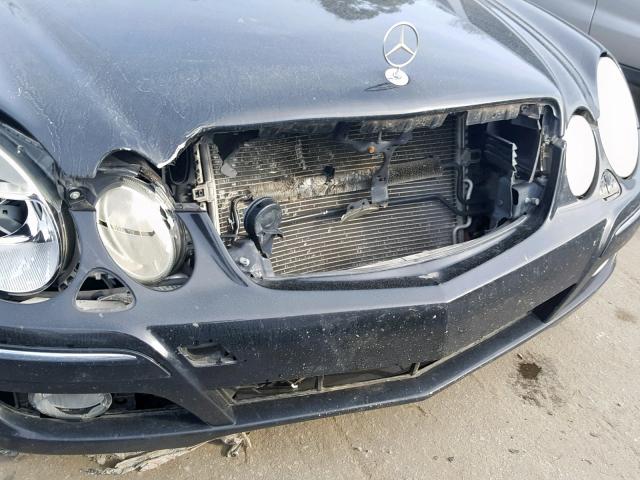 WDBUF56X37B108420 - 2007 MERCEDES-BENZ E 350 BLACK photo 9