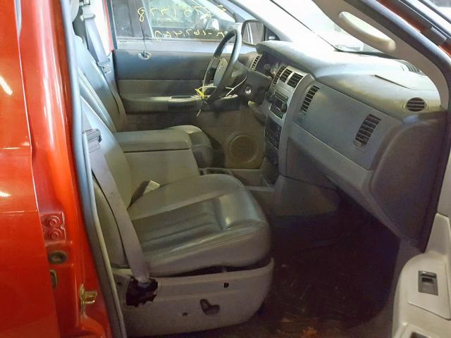 1D4HB58D64F112809 - 2004 DODGE DURANGO LI RED photo 5