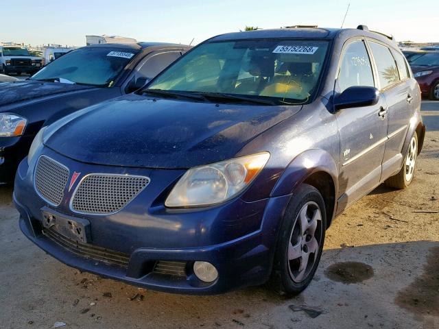 5Y2SL63825Z427915 - 2005 PONTIAC VIBE BLUE photo 2