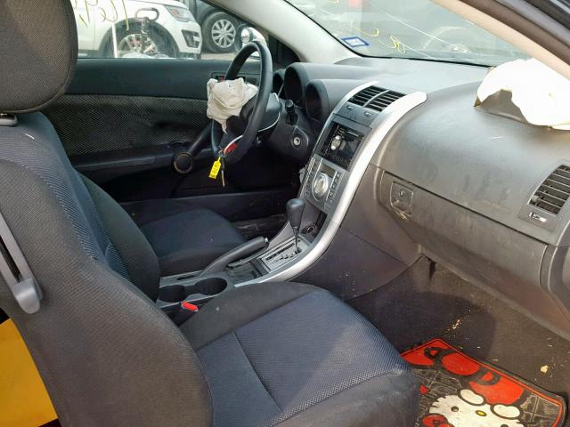 JTKDE177850008066 - 2005 TOYOTA SCION TC შავი ფოტო 5