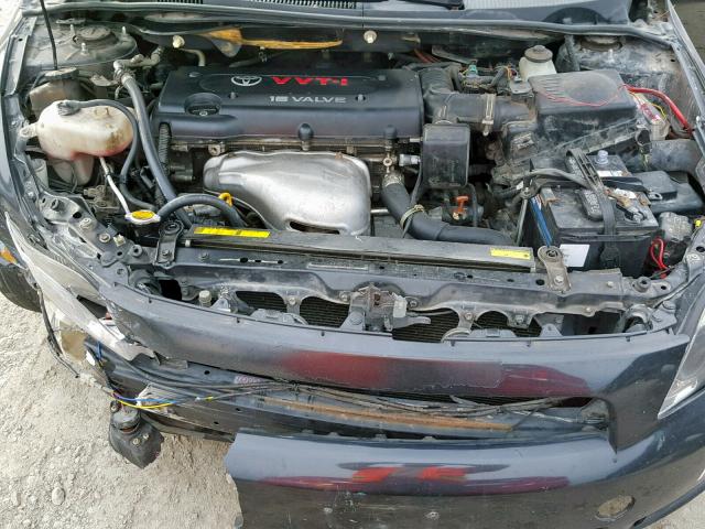 JTKDE177850008066 - 2005 TOYOTA SCION TC შავი ფოტო 7