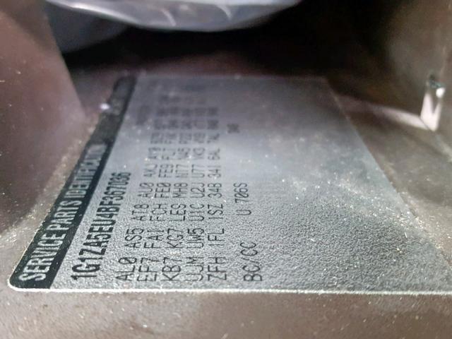 1G1ZA5EU4BF367036 - 2011 CHEVROLET MALIBU LS ბურგუნდია ფოტო 10