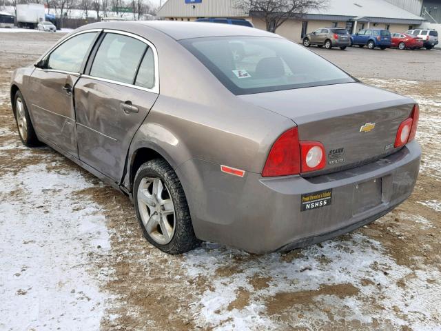1G1ZA5EU4BF367036 - 2011 CHEVROLET MALIBU LS ბურგუნდია ფოტო 3