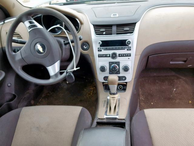 1G1ZA5EU4BF367036 - 2011 CHEVROLET MALIBU LS ბურგუნდია ფოტო 9
