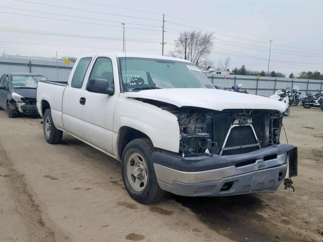 1GCEC19X24Z304791 - 2004 CHEVROLET SILVERADO WHITE photo 1