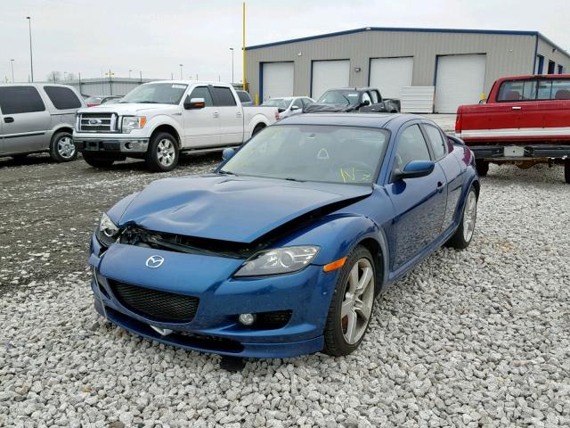 JM1FE173760203168 - 2006 MAZDA RX8 BLUE photo 2