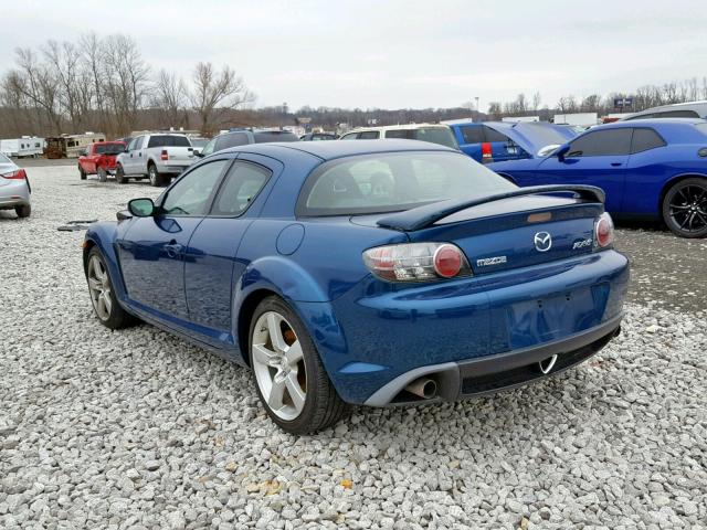 JM1FE173760203168 - 2006 MAZDA RX8 BLUE photo 3