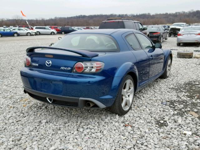 JM1FE173760203168 - 2006 MAZDA RX8 BLUE photo 4