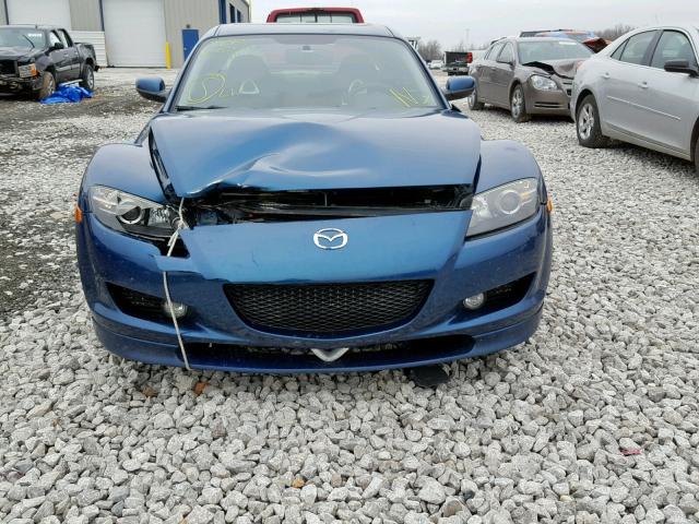 JM1FE173760203168 - 2006 MAZDA RX8 BLUE photo 9