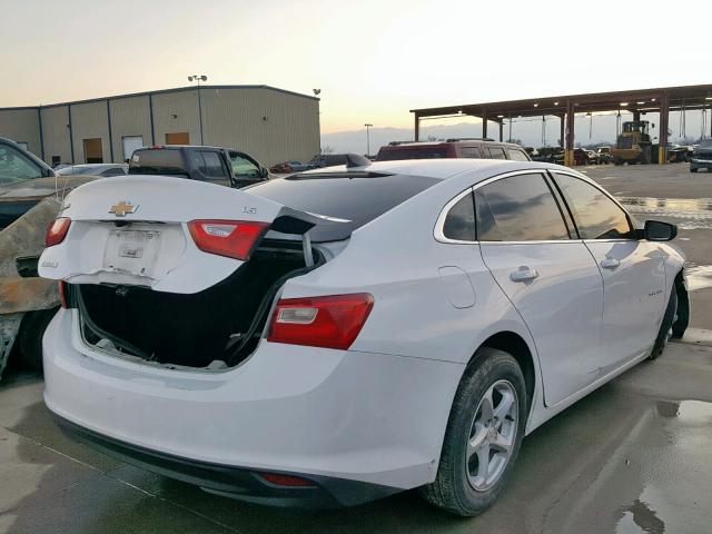 1G1ZB5ST2GF353345 - 2016 CHEVROLET MALIBU LS WHITE photo 4