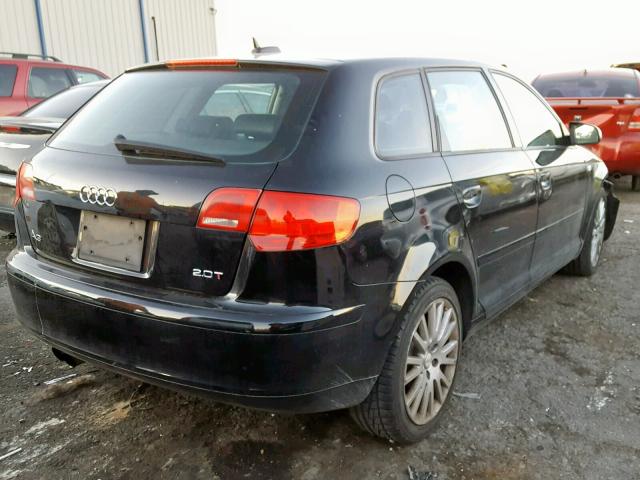 WAUNF78P66A011793 - 2006 AUDI A3 2.0 PRE BLACK photo 4