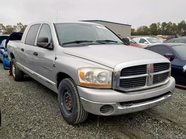 3D7KR29C76G199341 - 2006 DODGE RAM 2500 SILVER photo 1