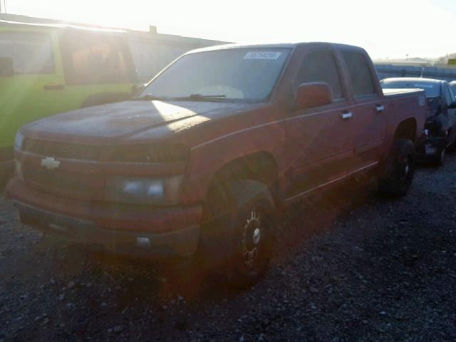 1GCHTCFE3B8111662 - 2011 CHEVROLET COLORADO L BURGUNDY photo 2