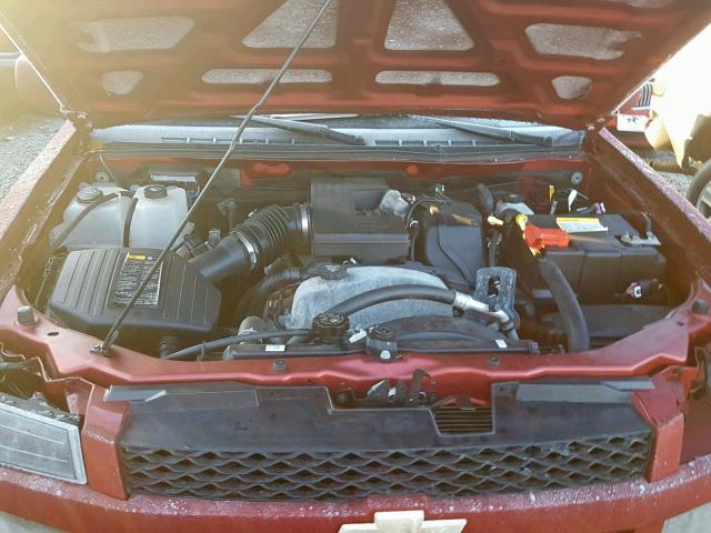 1GCHTCFE3B8111662 - 2011 CHEVROLET COLORADO L BURGUNDY photo 7