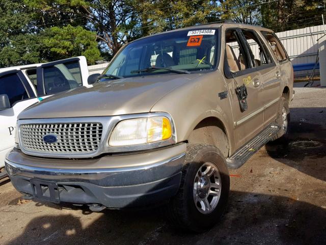 1FMPU16L7YLA31374 - 2000 FORD EXPEDITION GOLD photo 2