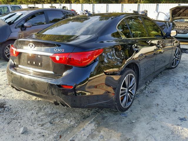 JN1BV7AP9FM344235 - 2015 INFINITI Q50 BASE BLACK photo 4