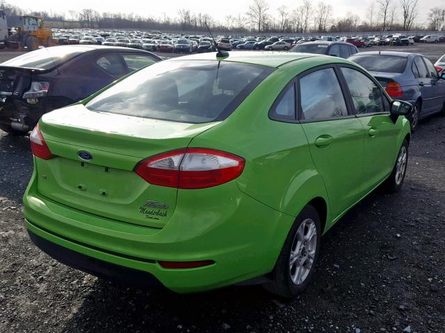 3FADP4BJ3FM144292 - 2015 FORD FIESTA SE GREEN photo 4