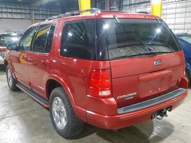 1FMDU75W44ZA52353 - 2004 FORD EXPLORER L RED photo 3