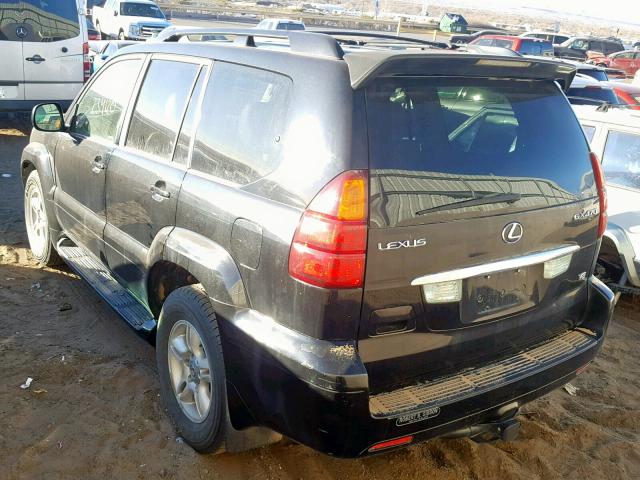 JTJBT20X030020842 - 2003 LEXUS GX 470 BLACK photo 3