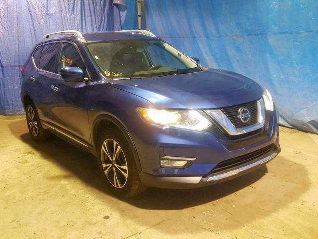 5N1AT2MV0JC733593 - 2018 NISSAN ROGUE SV BLUE photo 1