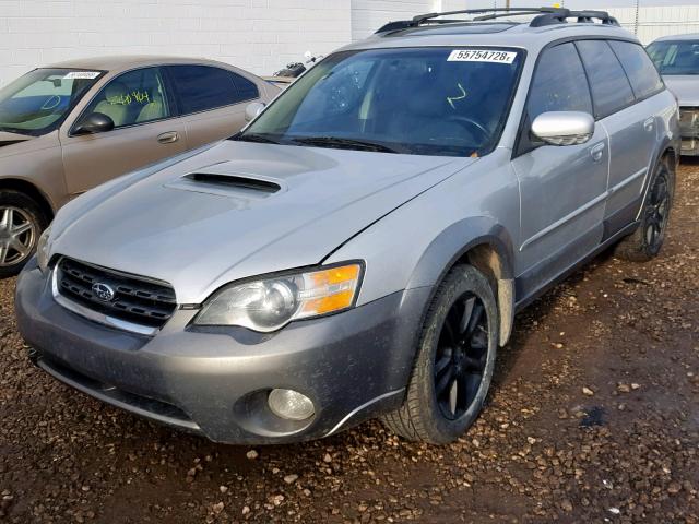 4S4BP67C756389873 - 2005 SUBARU LEGACY OUT SILVER photo 2