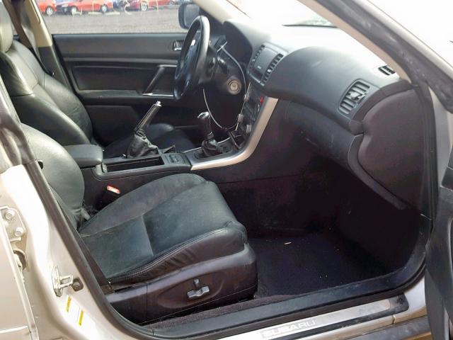 4S4BP67C756389873 - 2005 SUBARU LEGACY OUT SILVER photo 5