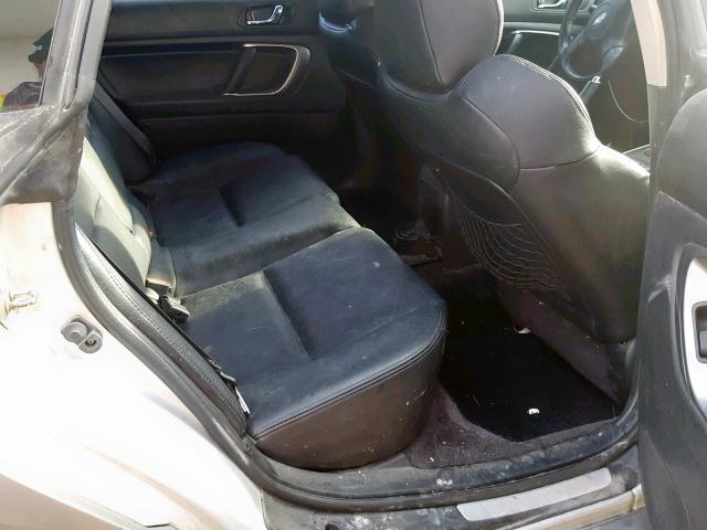 4S4BP67C756389873 - 2005 SUBARU LEGACY OUT SILVER photo 6