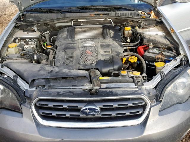 4S4BP67C756389873 - 2005 SUBARU LEGACY OUT SILVER photo 7