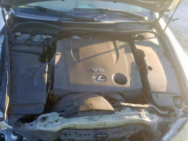 JTHCK262795034981 - 2009 LEXUS IS 250 SILVER photo 7