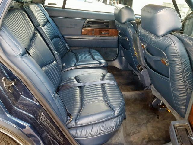 1G4CU5314P1632664 - 1993 BUICK PARK AVENU BLUE photo 6