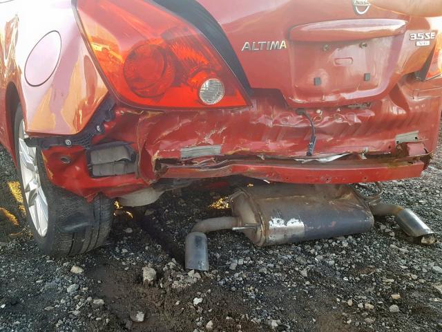 1N4BL24E18C153164 - 2008 NISSAN ALTIMA 3.5 RED photo 9