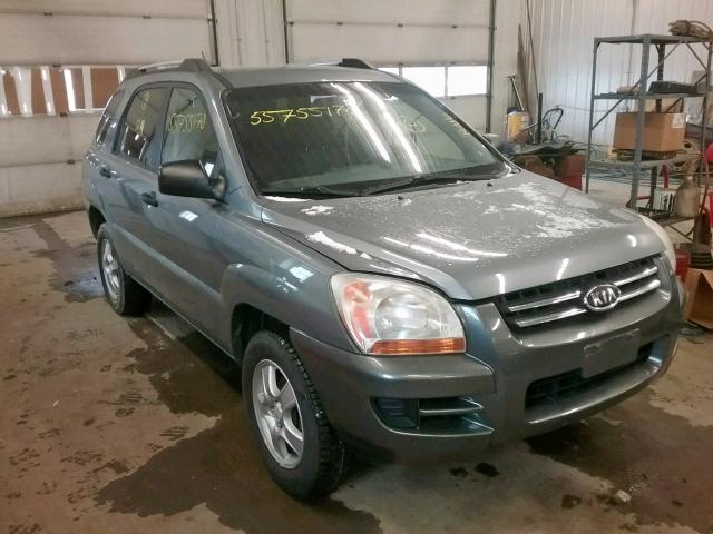 KNDJF724087460659 - 2008 KIA SPORTAGE L SILVER photo 1