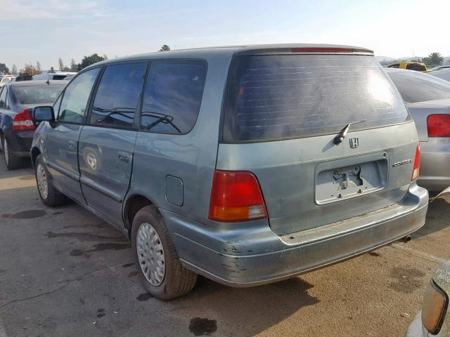 JHMRA1843SC000592 - 1995 HONDA ODYSSEY LX BLUE photo 3