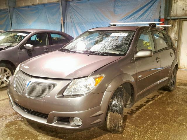 5Y2SL63815Z408367 - 2005 PONTIAC VIBE GRAY photo 2