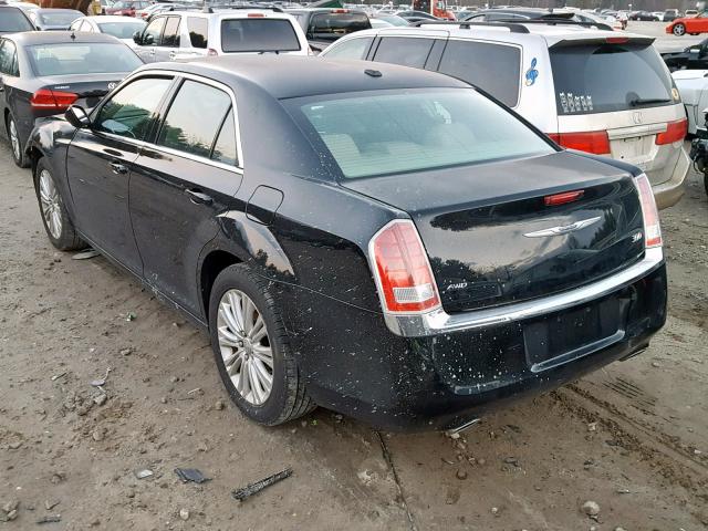 2C3CCARG4DH595399 - 2013 CHRYSLER 300 BLACK photo 3