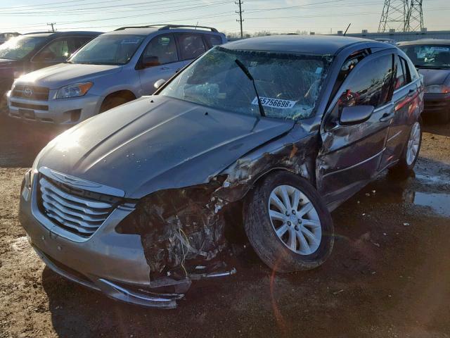 1C3CCBBBXCN207506 - 2012 CHRYSLER 200 TOURIN GRAY photo 2