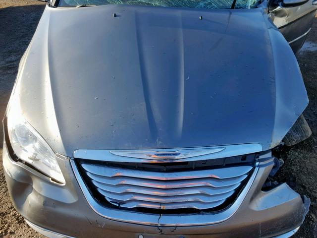 1C3CCBBBXCN207506 - 2012 CHRYSLER 200 TOURIN GRAY photo 7