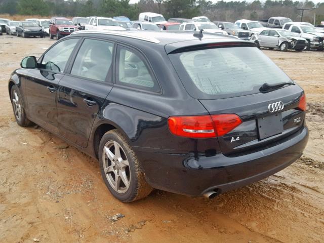 WAUVF78K09A065292 - 2009 AUDI A4 2.0T AV BLACK photo 3