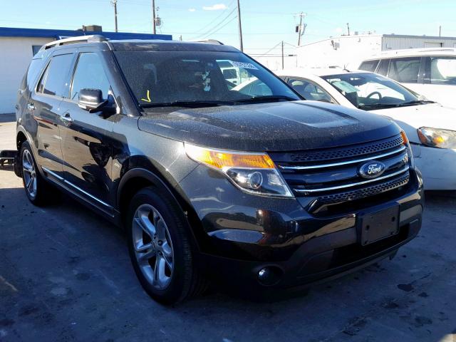 1FM5K7F82FGC06888 - 2015 FORD EXPLORER L BLACK photo 1