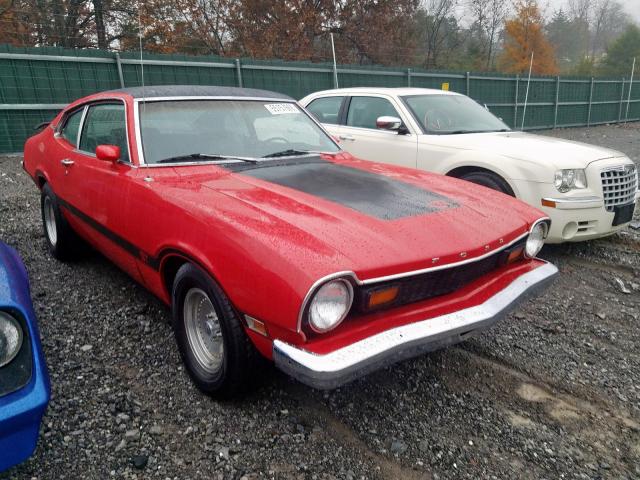 3X91F185662 - 1973 FORD MAVERICK RED photo 1