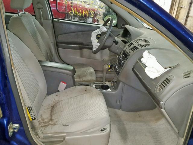 1G1ZT638X6F109339 - 2006 CHEVROLET MALIBU MAX ლურჯი ფოტო 5