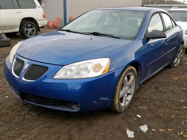 1G2ZH528554172576 - 2005 PONTIAC G6 GT BLUE photo 2