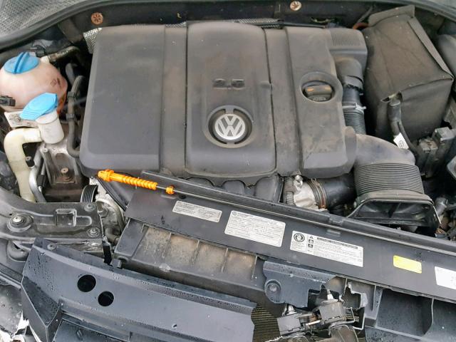 1VWAP7A37DC090900 - 2013 VOLKSWAGEN PASSAT S BLACK photo 7