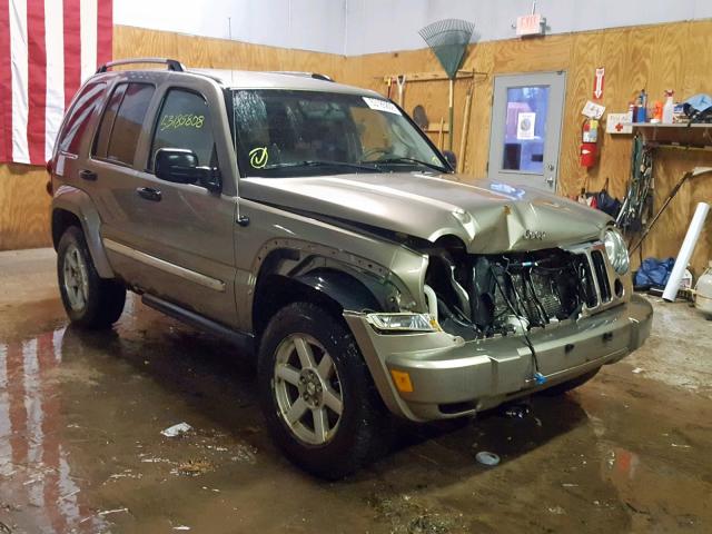 1J4GL58K67W512730 - 2007 JEEP LIBERTY LI GOLD photo 1