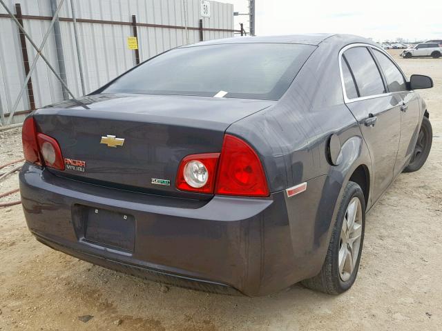 1G1ZA5EU8BF160245 - 2011 CHEVROLET MALIBU LS GRAY photo 4