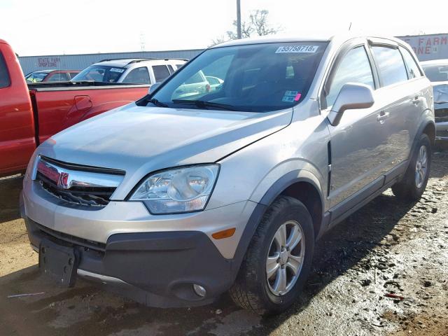 3GSDL43N58S576487 - 2008 SATURN VUE XE SILVER photo 2