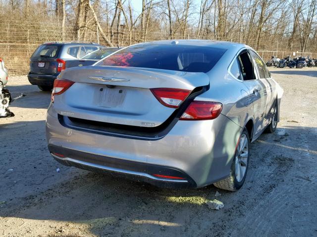 1C3CCCAB9FN568317 - 2015 CHRYSLER 200 LIMITE SILVER photo 4