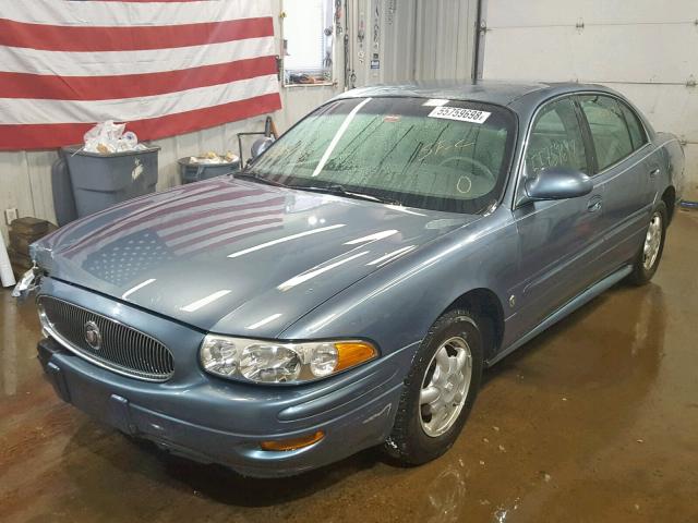 1G4HP54K014217965 - 2001 BUICK LESABRE CU BLUE photo 2