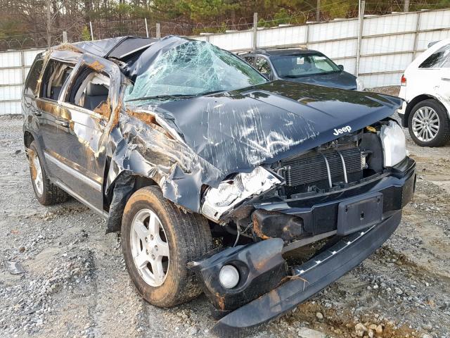 1J8HR58217C582283 - 2007 JEEP GRAND CHER BLACK photo 1